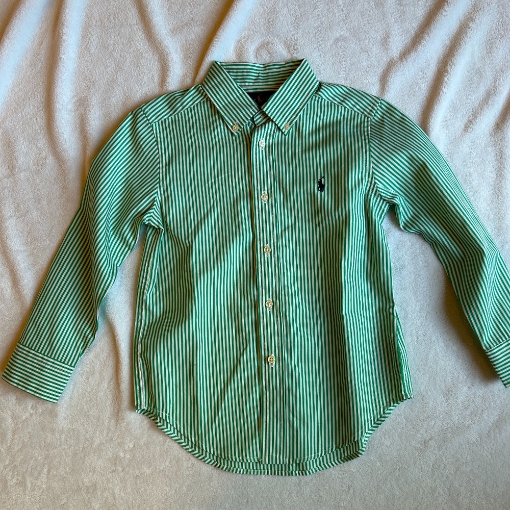 Ralph Lauren Striped Long Sleeve Button Down